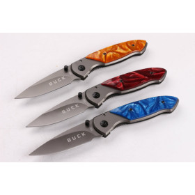 BuckX55 folding knife with three different camo colors in stock UD404419