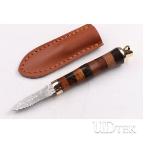 The supreme tea knife with Damascus blade no logo knife UD404444