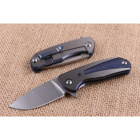 The Smurfs Titanium alloy handle folding knife UD404499