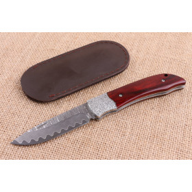 VG10 Damascus steel Wave soul no lock folding knife UD404613