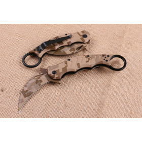 FOX camo handle and blade karambit Eagle claw UD404707