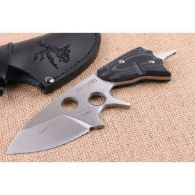 SAR Small yellow Bee sanding surface thorn fixed blade knife UD404836