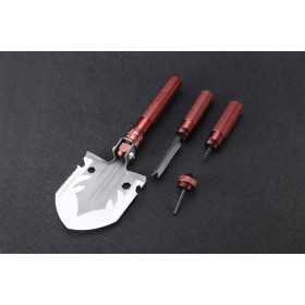 MX1 Netted handle multi functions outdoor shovel coffee color UD404873 