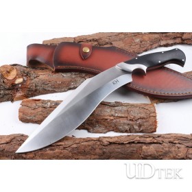 KHUKURI Ruler fixed blade knife machete with G10 handle UD404901