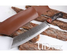 MKK Vortex feathers flat head camping knife machete UD404921