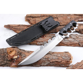 Wrangler straight knife fixed blade hunting knife with K sheath UD404922
