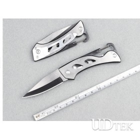 Camping survival Swiss army portabl spring steel no lock folding knife UD05076 