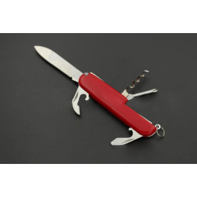 5 in 1 red  multifunctional stainless steel swiss army knife gift tool UD50105 