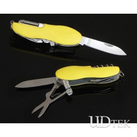 Stainless steel 9 in 1 multi small knife Outdoor swiss army knife UD50158 