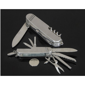 11 in 1 Outdoor Multi folding swiss army knife small knife UD50164