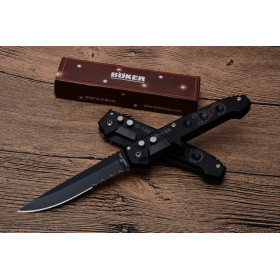 B-188 Boker 13cr13 stainless steel serrated blade new semi-automatic jump knife UD53023G