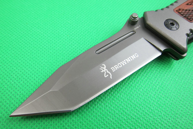 browning.da53-1 fast opening folding knife(flat head) ud401724