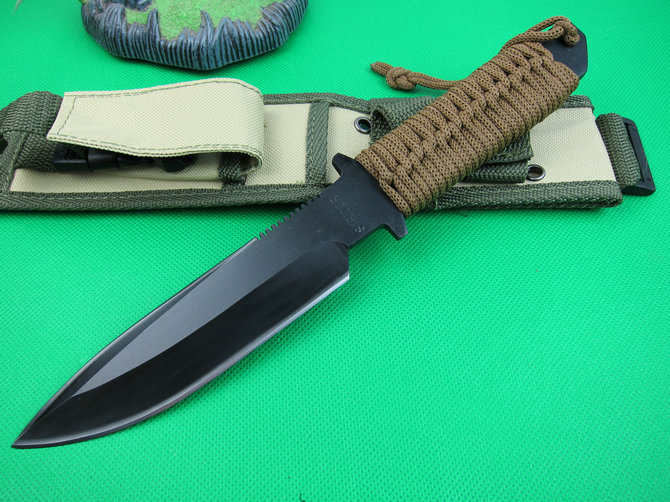 seal cutting iron saber sharp head fixed blade knife ud401463